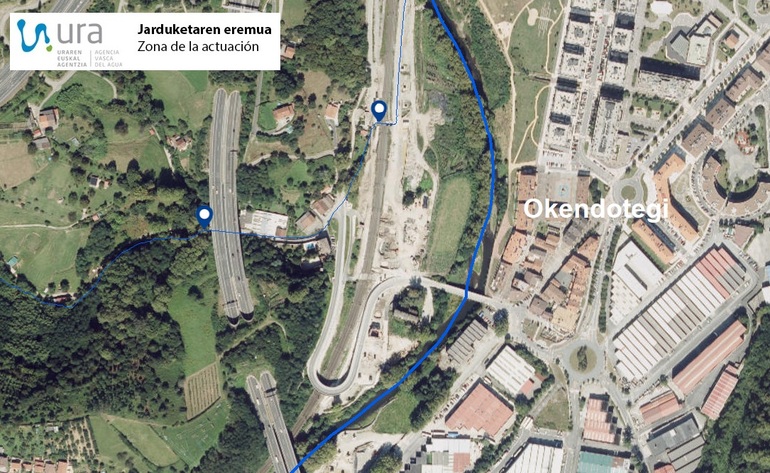 URA actuará en la regata Errekabeltz para evitar inundaciones en Okendotegi 1 Okendotegi URA actuará en la regata Errekabeltz para evitar inundaciones en Okendotegi