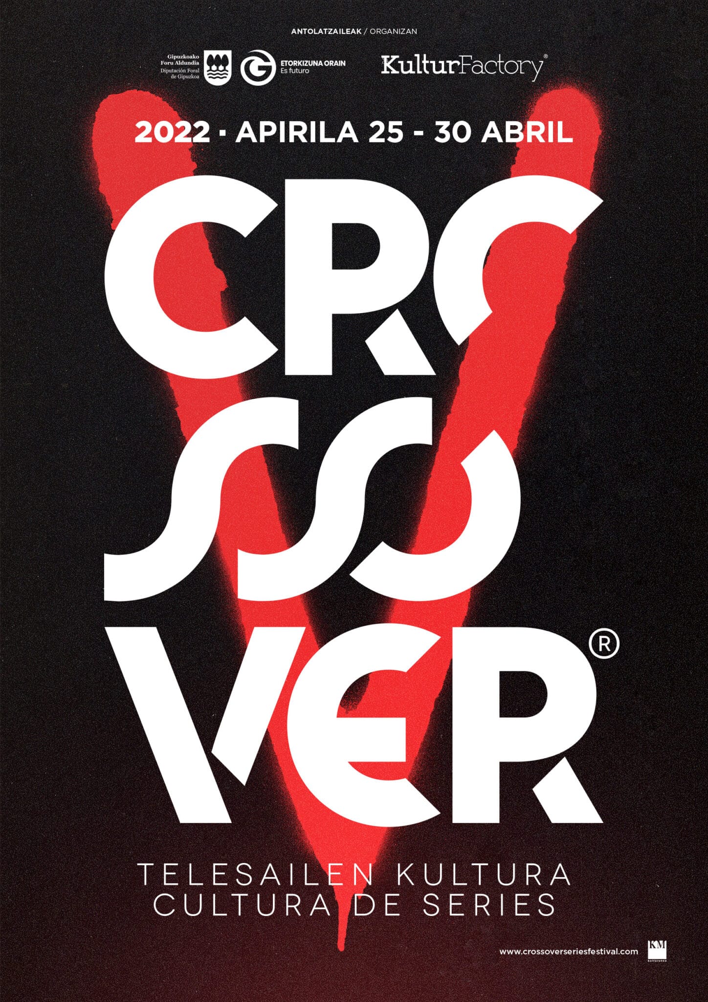 crossover cartel scaled - Semana ideal para los fanáticos de las series con la cita donostiarra 'Crossover'