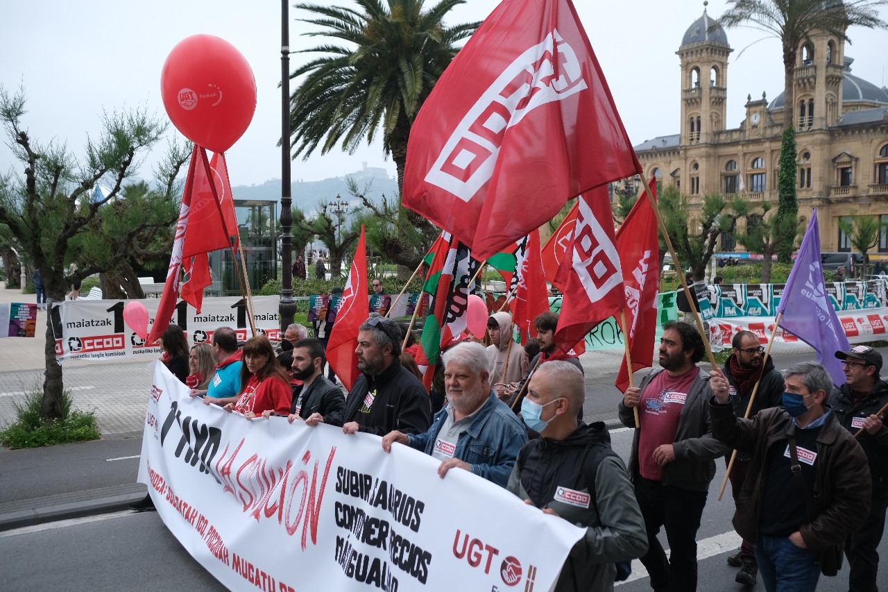 2022 0501 11073500 copy 1280x853 - Aumento de salarios y contención de precios centran las demandas del 1 de Mayo en Euskadi