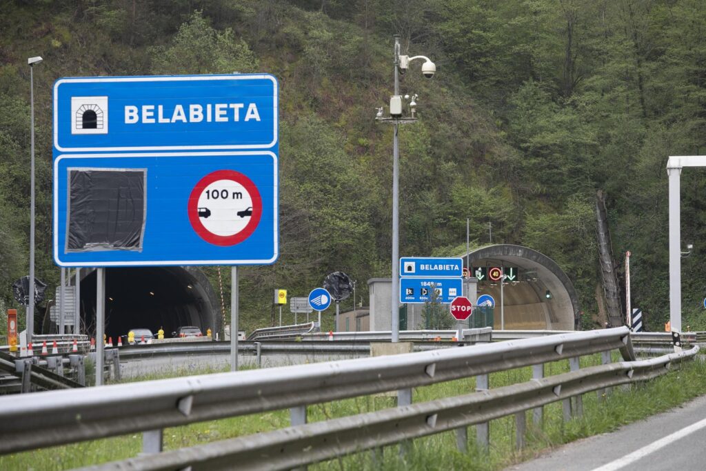 Belabieta La A-15 se cerrará totalmente al tráfico en su tramo gipuzkoano el fin de semana