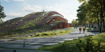 “Olatuen bidea -Camino de las Olas”, del estudio danés BIG (Bjarke Ingels Group) gana el concurso  para la construcción del edificio GOe del Basque Culinary Center.