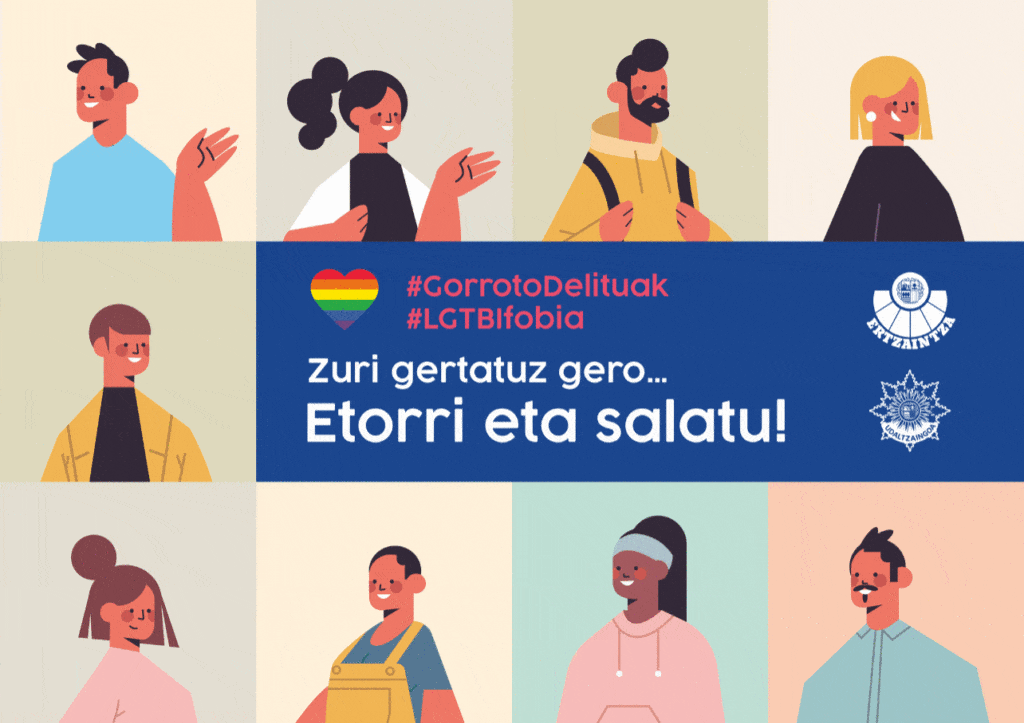 delitos Campaña de la policía vasca contra los delitos de odio en Euskadi