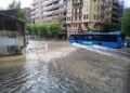 Agua y granizo causan estragos en Donostia y Gipuzkoa en la tarde del domingo. Foto: Autor desonocido