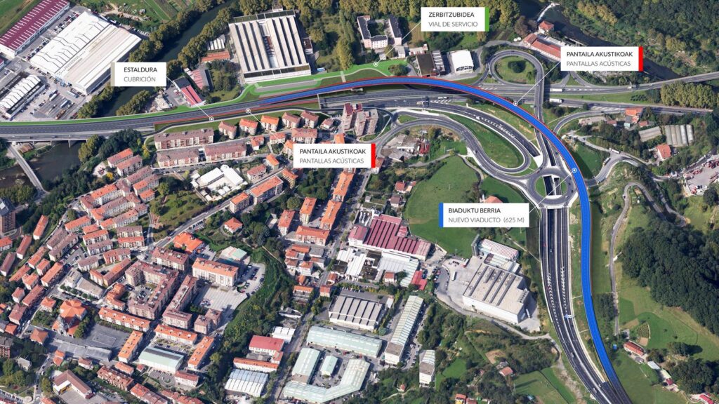 A15 Andoain Luz verde al proyecto para la mejora de la conexión de la A-15 con la N-I en Andoain