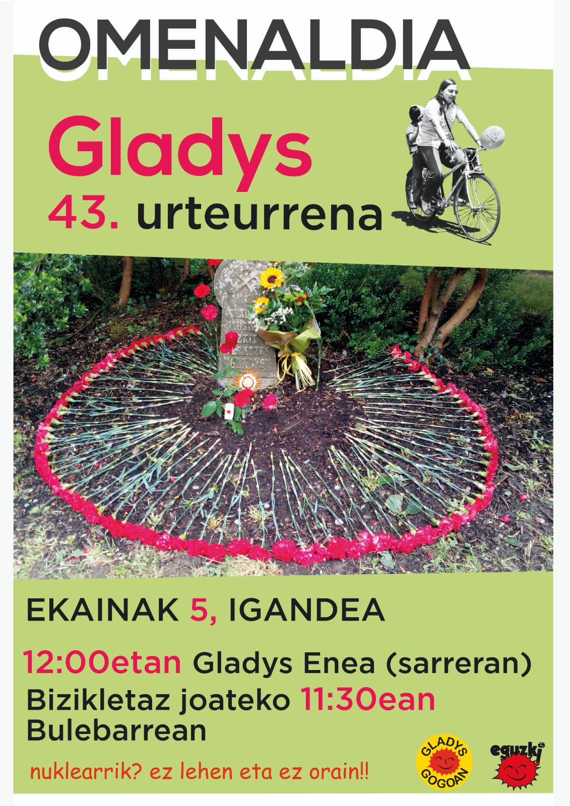 IMG 20220515 WA0011 El domingo, nuevo homenaje a Gladys en el 43 aniversario de su muerte