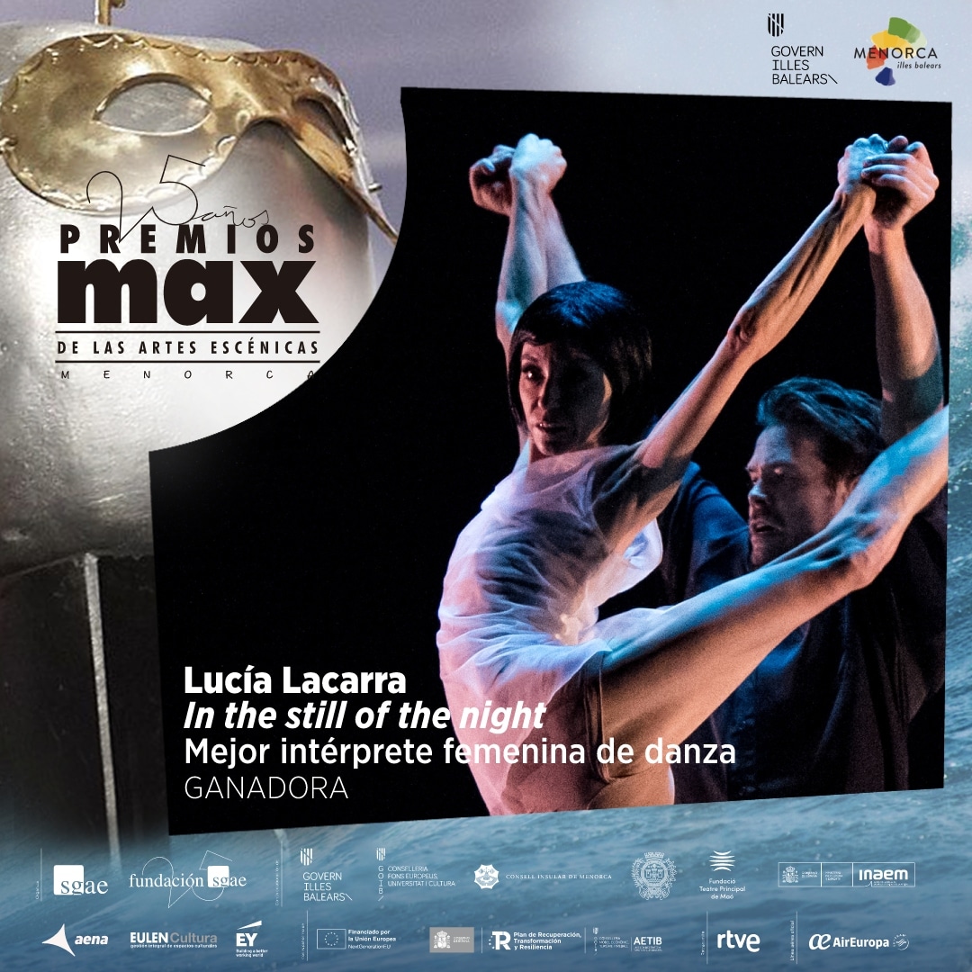 Los Premios Max dejan tres galardones en Gipuzkoa 2 Lucia Lacarra Los Premios Max dejan tres galardones en Gipuzkoa