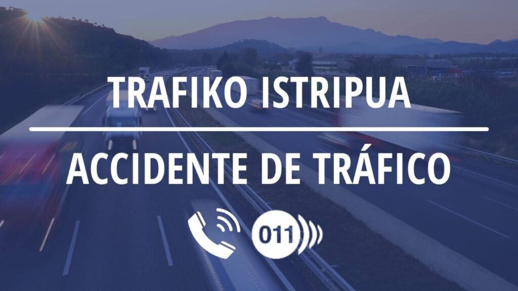 Bergara: Un motorista herido grave tras un accidente con una furgoneta 5 accidente de trafico 011 2 Bergara: Un motorista herido grave tras un accidente con una furgoneta