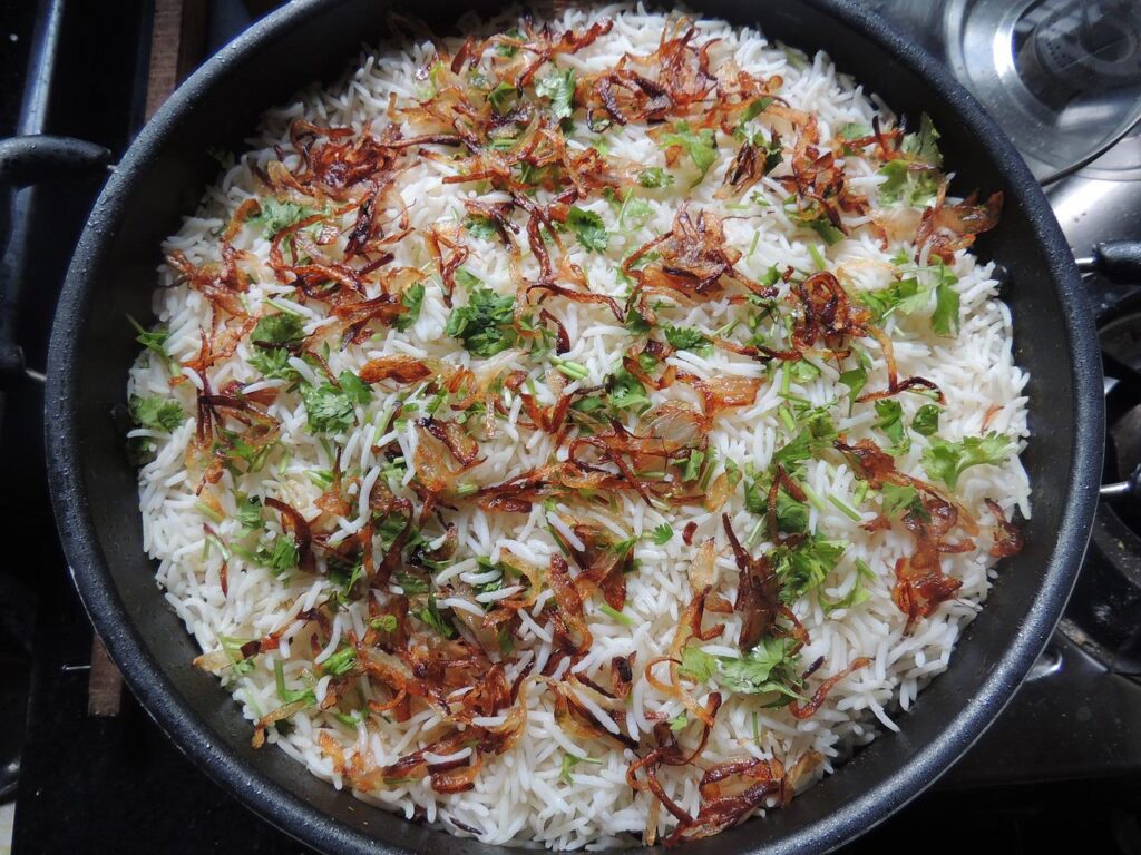 biryani gd61cb0463 1280 Arroces del mundo este domingo en las fiestas de Amara Berri