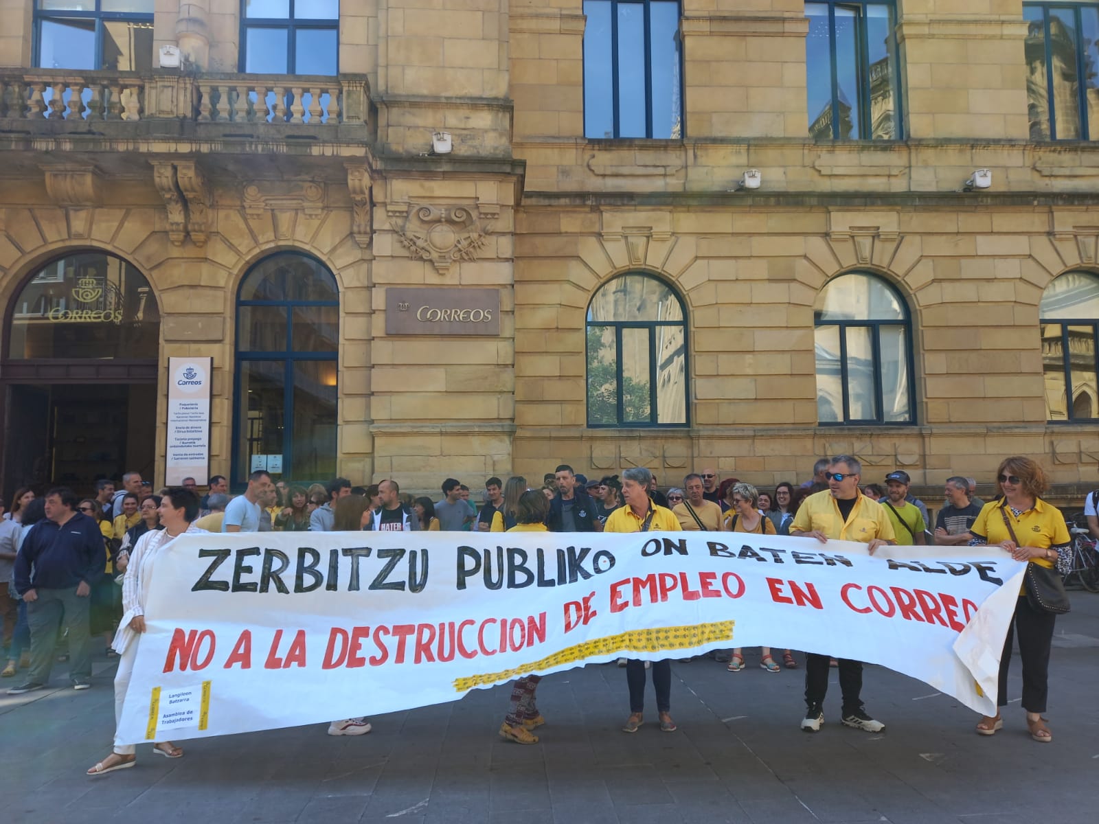 Correos de Gipuzkoa secunda hoy la huelga estatal 1 correos1 Correos de Gipuzkoa secunda hoy la huelga estatal