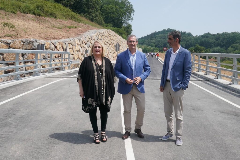 poligono acceso Abierto al tráfico el nuevo acceso al Polígono 27 desde Astigarraga