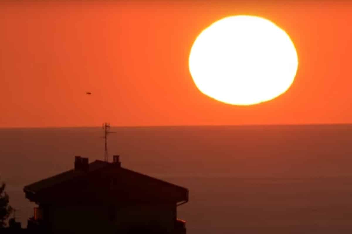 puesta de sol rayo verde Vídeo: El rayo verde en la puesta de sol donostiarra
