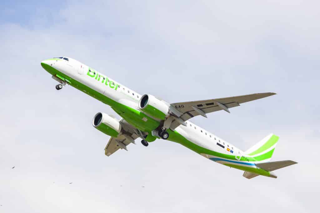 Promoción de vuelos a Canarias desde Hondarribia en octubre y noviembre 15 Embraer E195 E2 4 Promoción de vuelos a Canarias desde Hondarribia en octubre y noviembre