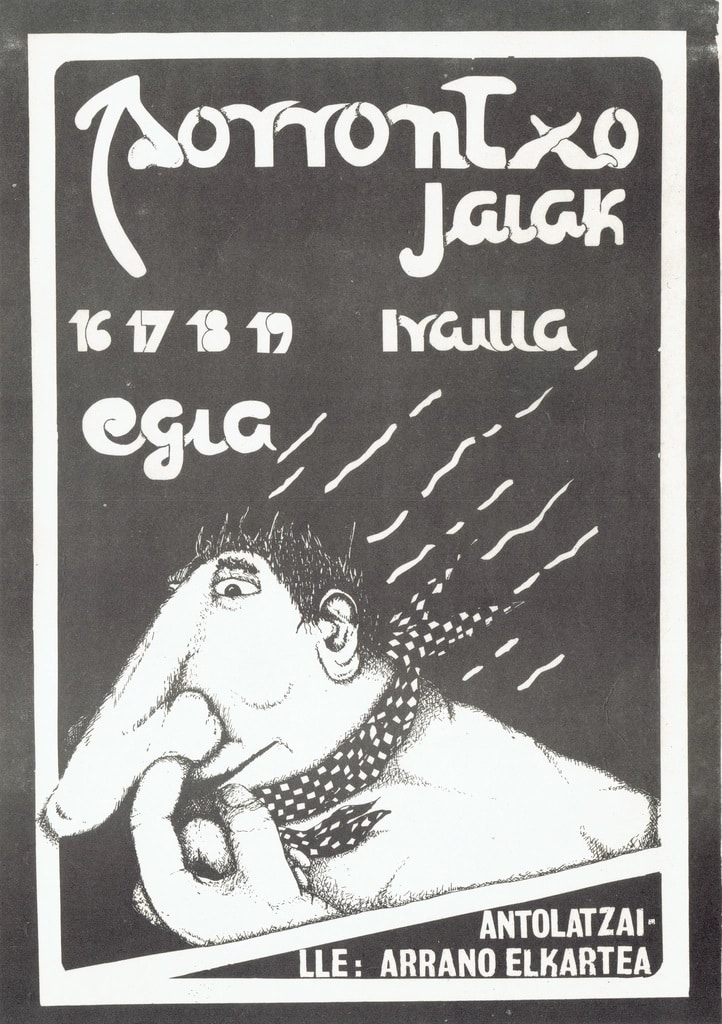 Los Porrontxos recuperarán su esencia en su 40 aniversario 3 Porrontxo Jaiak 1982 azala ok Los Porrontxos recuperarán su esencia en su 40 aniversario
