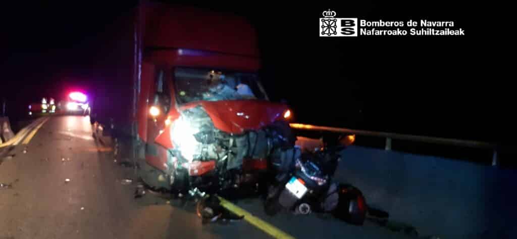 Prisión con fianza para el camionero del accidente mortal en Sunbilla (Navarra) 12 Sunbilla Prisión con fianza para el camionero del accidente mortal en Sunbilla (Navarra)