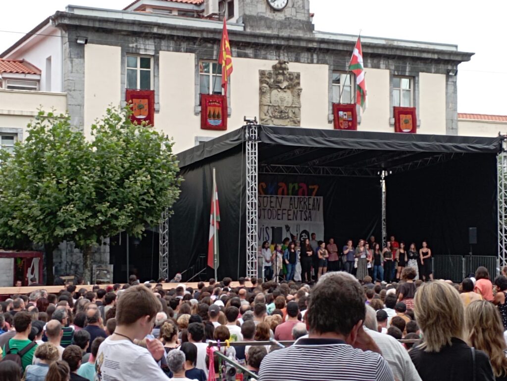 Villabona protesta Dos detenidos por agresión sexual y robo con violencia en Zizurkil