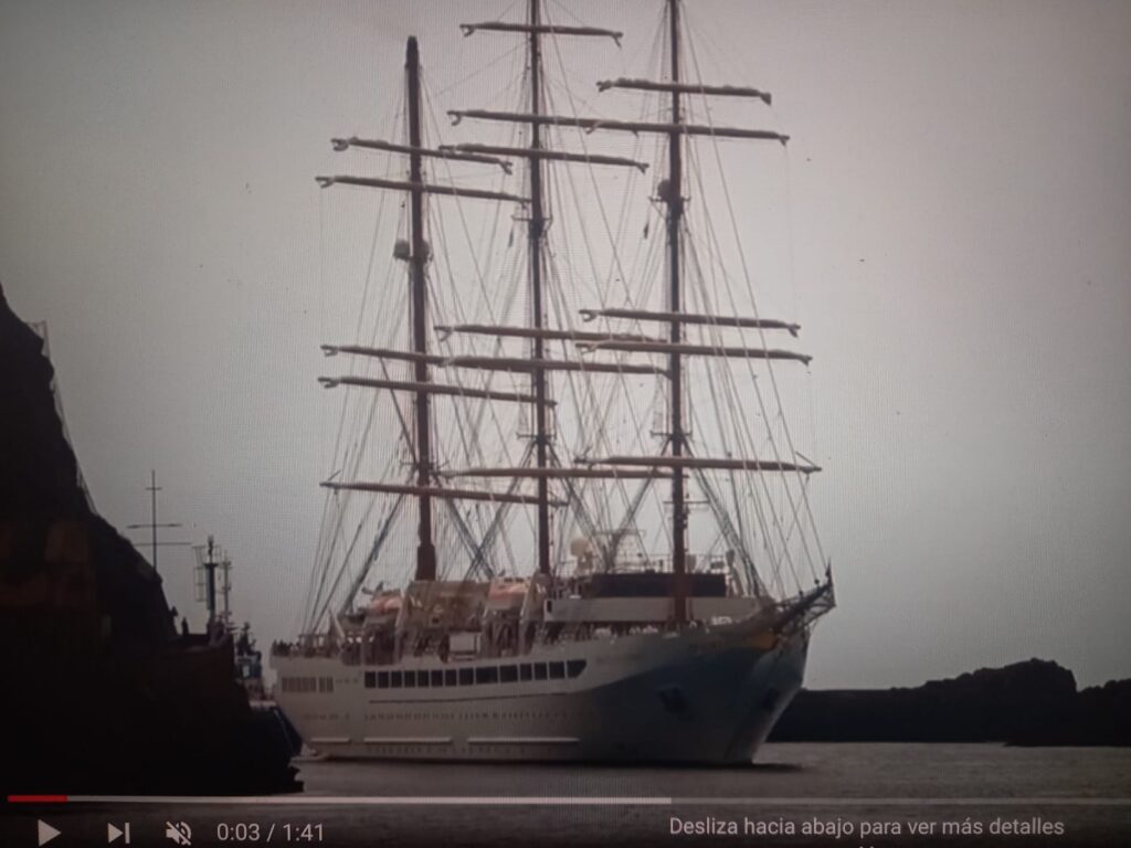 Pasaia barco Vídeo: El 'Sea Cloud Spirit' atraca en Pasaia