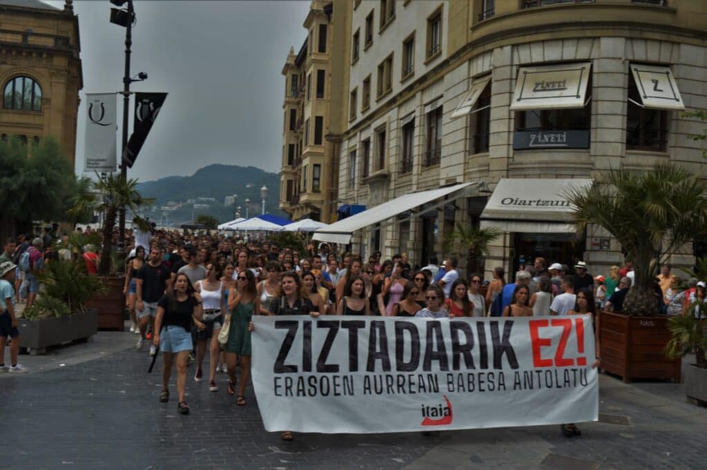 pinchazos1 Itaia Donostia pide "soluciones reales" contra los pinchazos