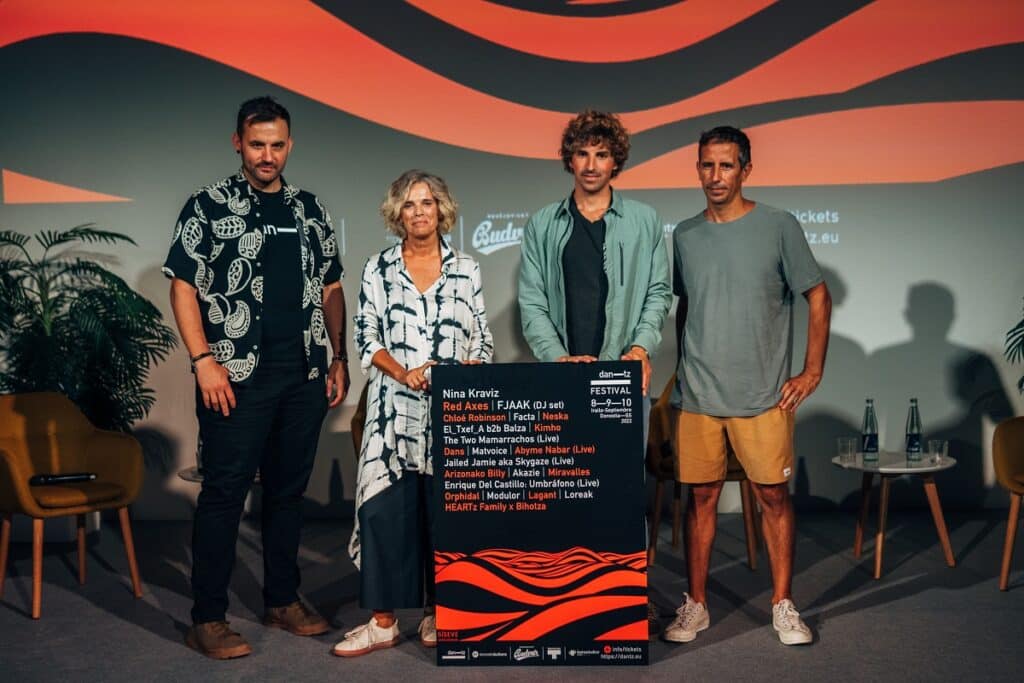Dantz 2022 aurkezpena La mejor música electrónica llegará a Donostia con Dantz Festival