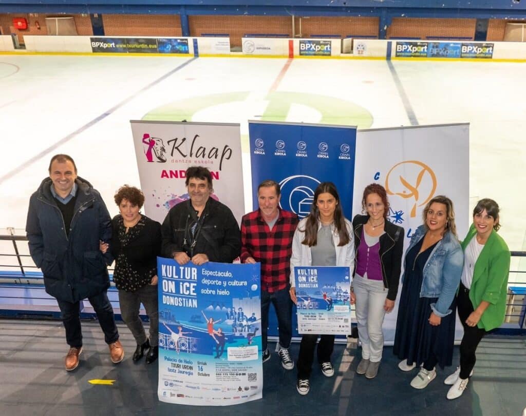 Izotz Kultur on Ice: patinaje y más arte sobre hielo en el Txuri Urdin (domingo 16)