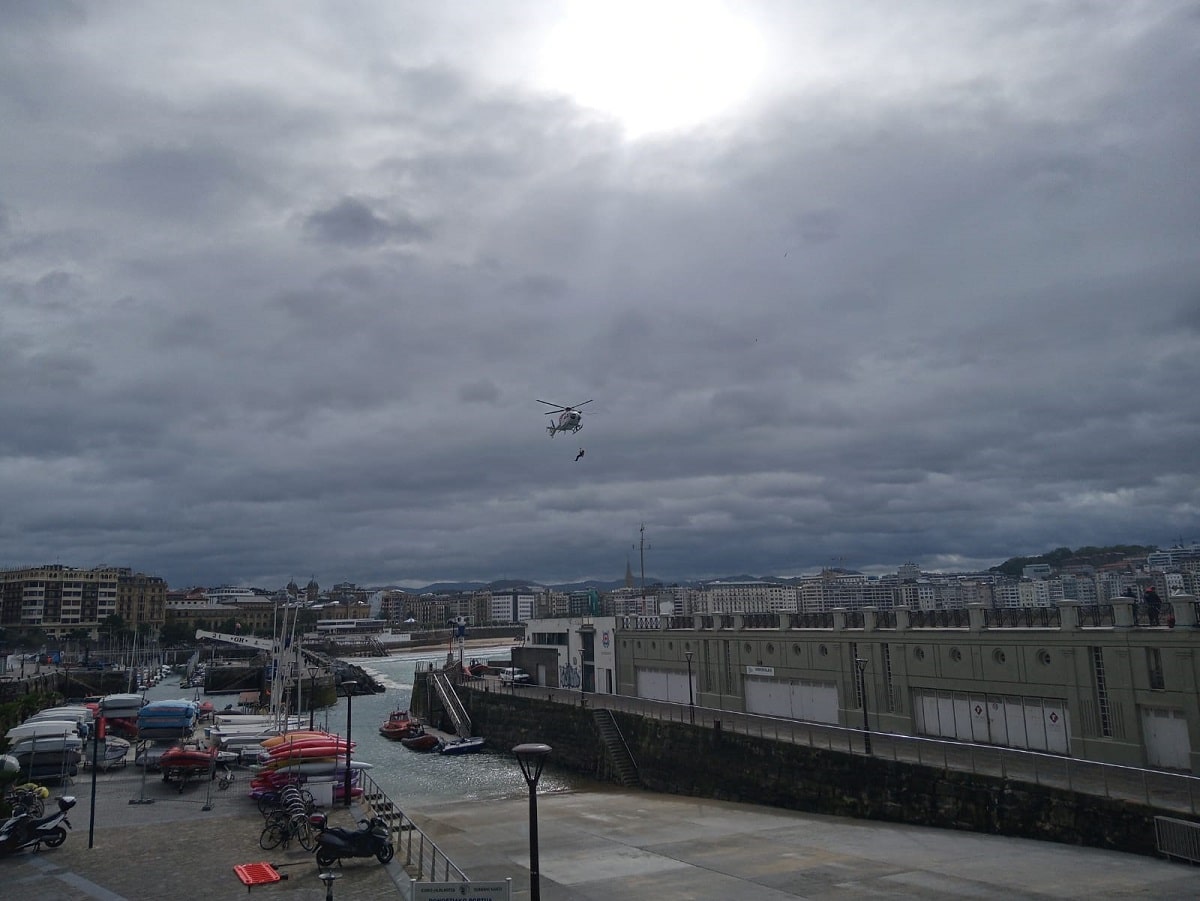 simulacro3 Simulacro de rescate en el puerto donostiarra