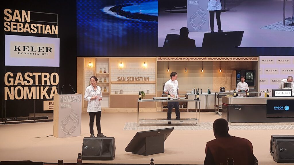Elena Arzak en Gastronomika De las "amas da terra" a la NASA en San Sebastián Gastronomika
