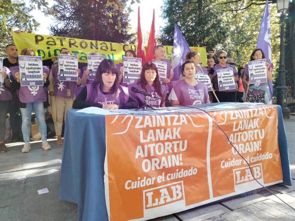 LAB resis (Gipuzkoa) El sindicato LAB, crítico con UGT y con ELA por la situación en las residencias
