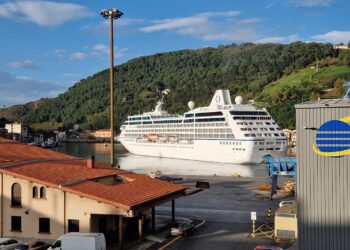 El crucero Sirena en Pasaia. Vídeo en el interior. Foto: Puerto de Pasaia