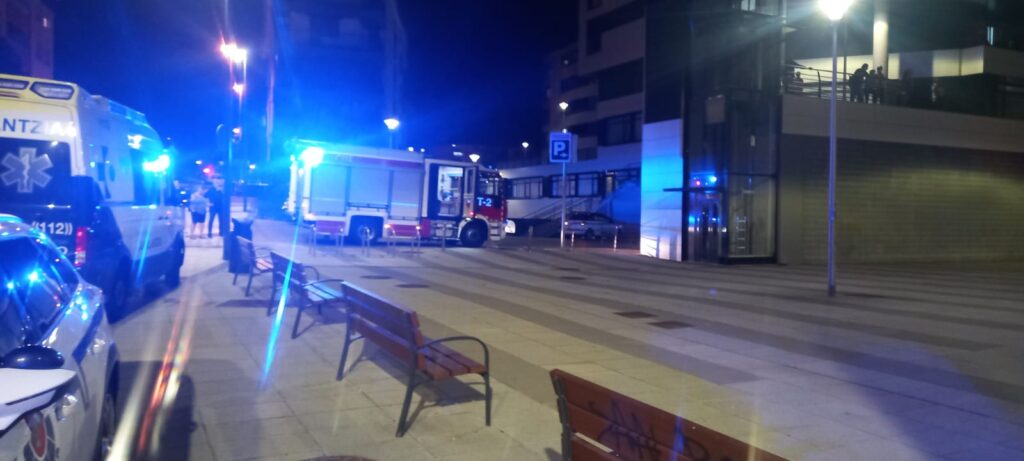 Altza fuego Un incendio causa daños materiales en una vivienda del barrio de Altza