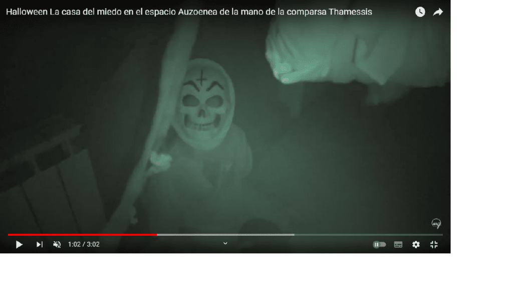 Bidebieta (Vídeo) Casa del miedo en el espacio Auzoenea de Bidebieta