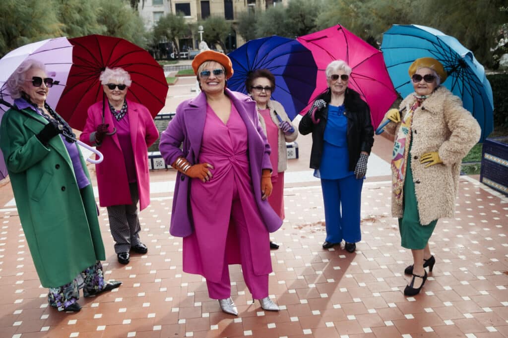DSCF2886 Modelos veteranas y coloridas posan para el calendario de 'Presumidas by Kris' en Donostia