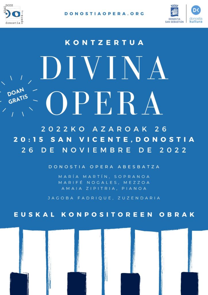 Divina Opera Concierto de Divina Ópera este sábado en San Vicente