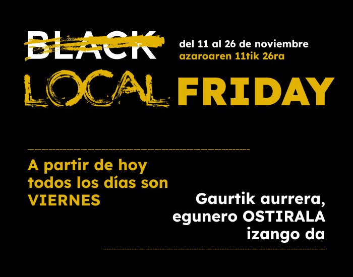 Local Friday web El comercio local del Centro donostiarra presenta su Local Friday