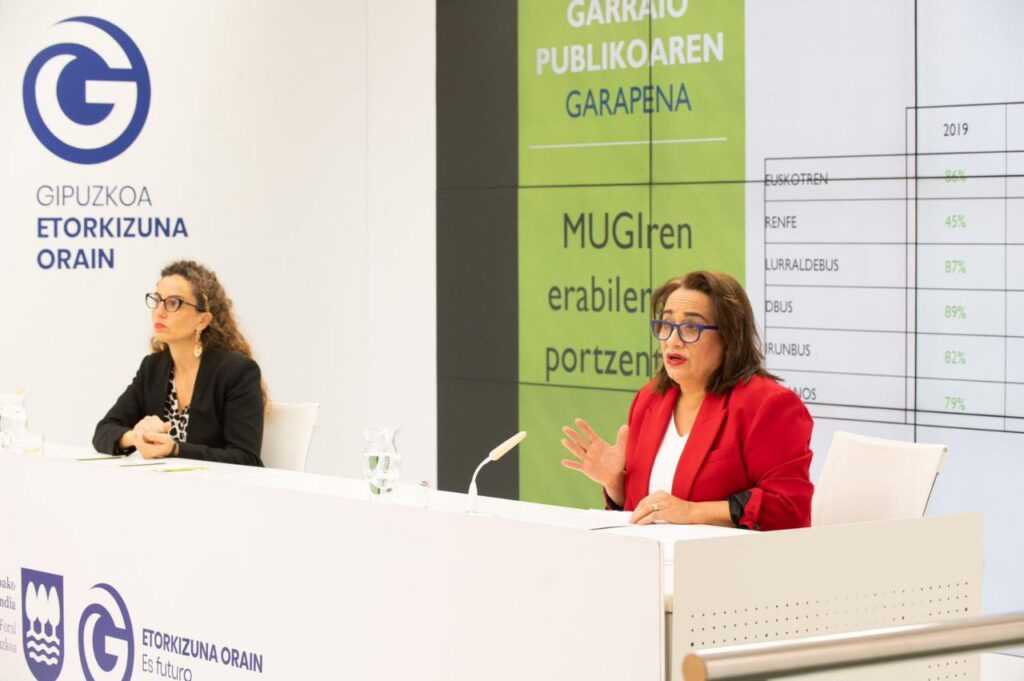 Romero aboga por mantener en 2023 la rebaja en el transporte gipuzkoano 16 Rafaela Romero aboga por mantener en 2023 la rebaja en el transporte gipuzkoano