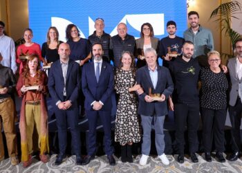 Premios al comercio donostiarra entregados por Fomento San Sebastián en el hotel María Cristina. Foto: Fomento Sn Sn