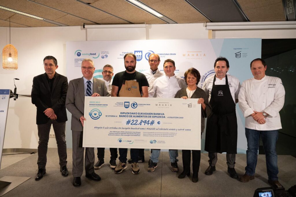 cena solidaria Diputación recauda 23.000 euros para el Banco de Alimentos con su cena sostenible