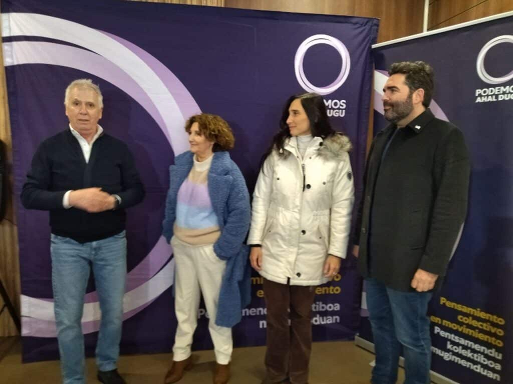 Acto Lasarte Podemos-Ahal Dugu reivindica su fuerza frente a partidos "viejos" y "acomodados"