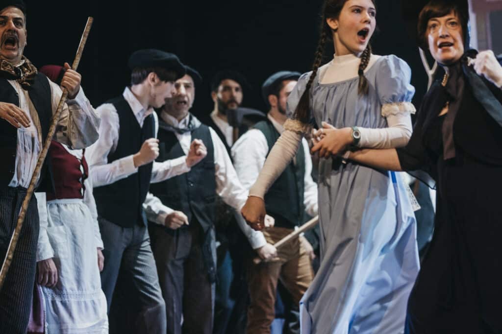 XE4S2089 (Fotos) Últimos ensayos del musical 'Bretxa 1813, Donostiako Sutea'