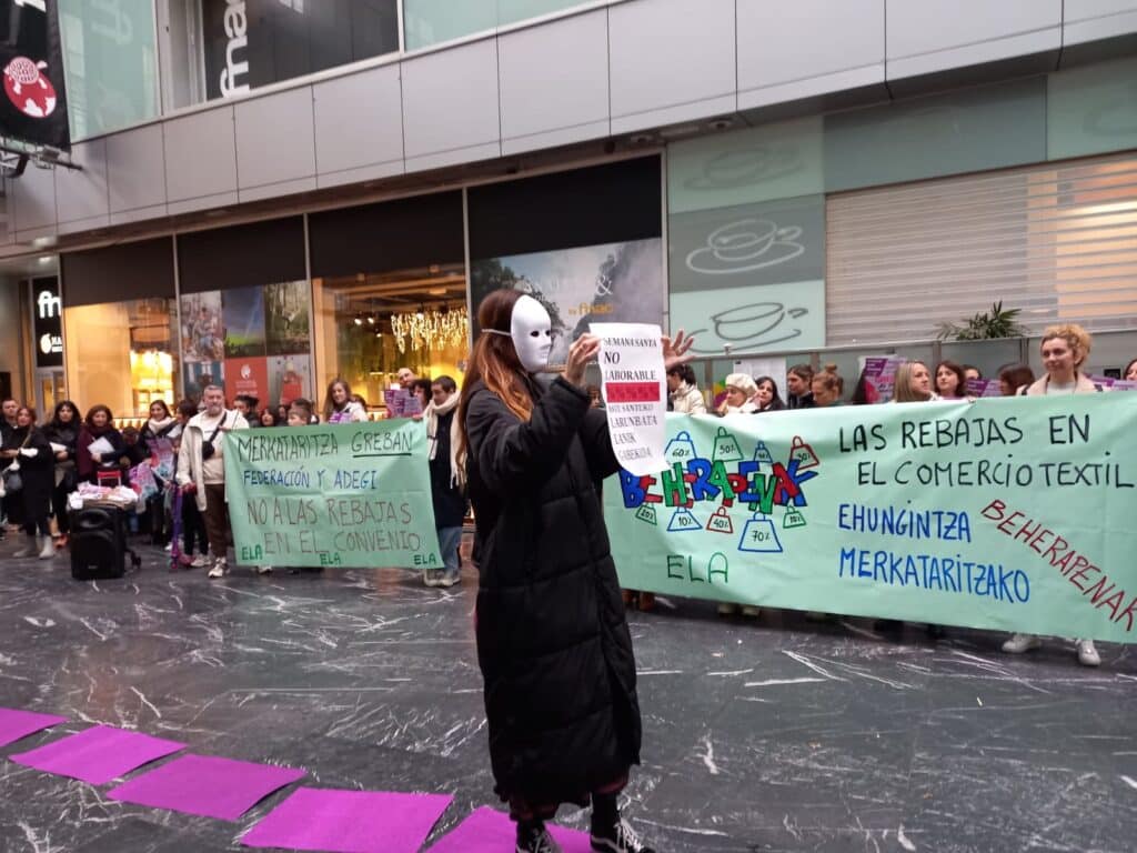 textil2 (Gipuzkoa) Tras la huelga navideña llegan más días de paro al comercio textil
