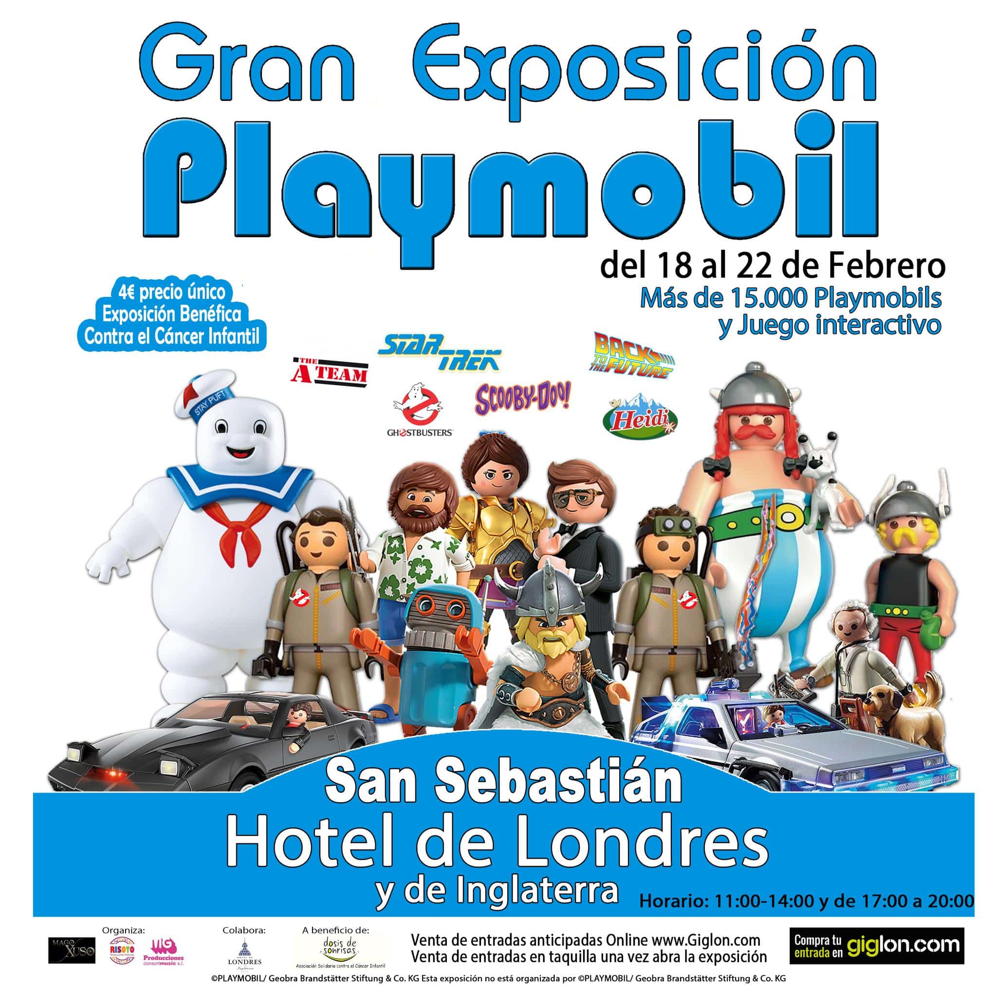 1 1 - Atracón de Playmobil con causa solidaria en el hotel de Londres de Donostia