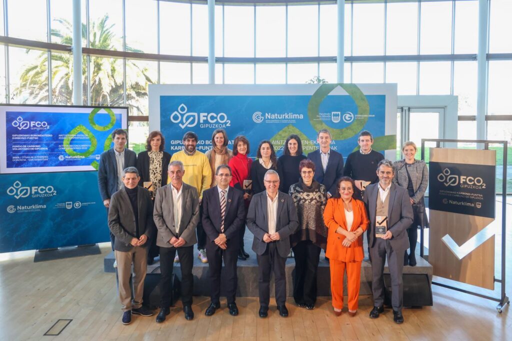 Naturklima Eman Diez firmas gipuzkoanas reciben el reconocimiento del Fondo de Carbono Voluntario de Naturklima