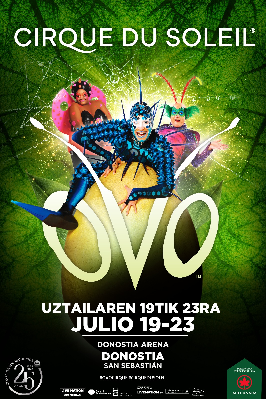 circo - 'Cirque du Soleil' traerá a Donostia su espectáculo 'OVO' en julio