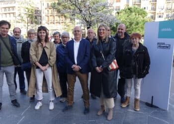 El equipo de EH Bildu para las elecciones a la alcaldía de San Sebastián. Foto: EH Bildu