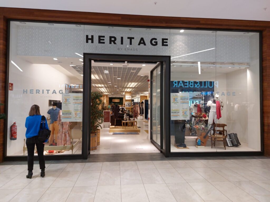 Heritage Emaús abre dos nuevas tiendas en Gipuzkoa para venta de segunda mano
