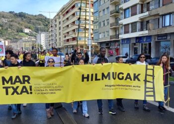 XXVI Marcha contra el Racismo y la Xenofobia de Pasaia a Donostia. Foto: SOS Racismo