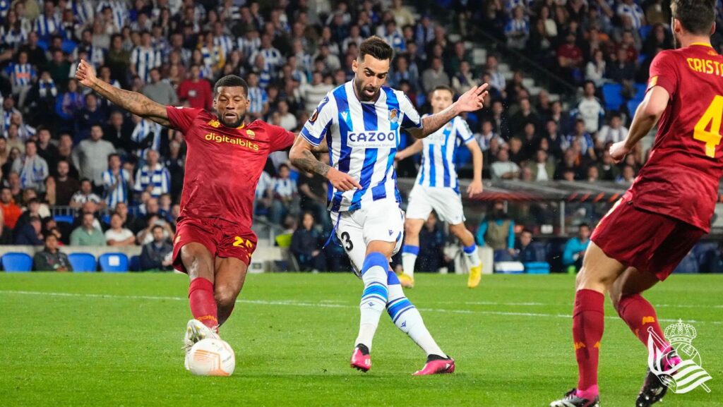 Roma La Real, fuera de la Liga Europa pese a dominar en el Reale Arena a la Roma (0-0)