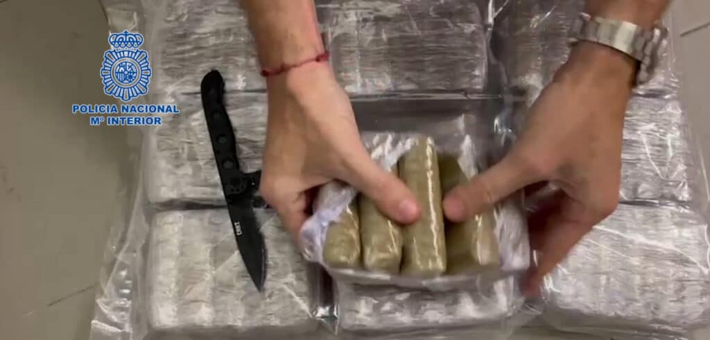hachis irun (Irun) La Policía Nacional se incauta de 329 kilos de hachís en el doble fondo de un camión