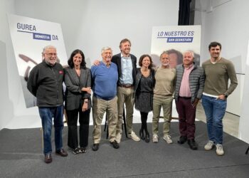 Presentación de la lista del PP a las elecciones municipales de Donostia. Foto: PP