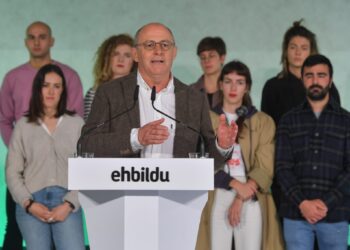 Juan Karlos Izagirre, candidato de EH Bildu a la Alcaldía. Foto: EH Bildu