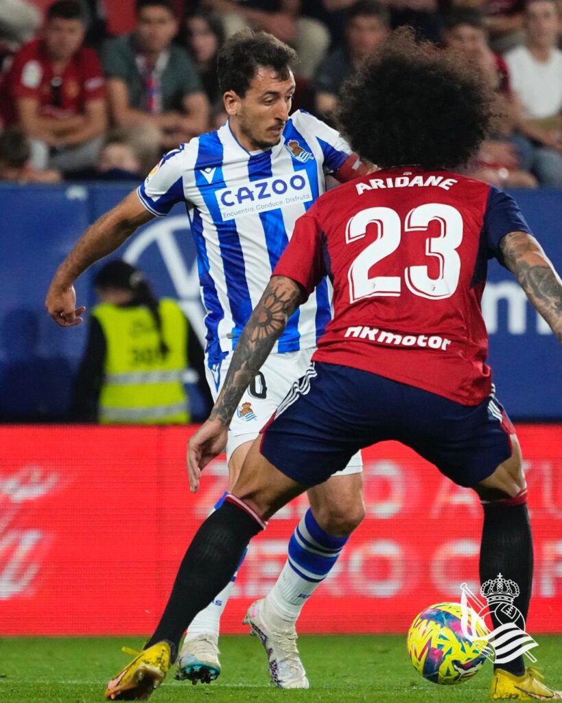 La Real Sociedad se acerca a la Champions 2 Oyar La Real Sociedad se acerca a la Champions