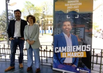Vïctor Lasa y Pilar Garrido. Foto: Podemos